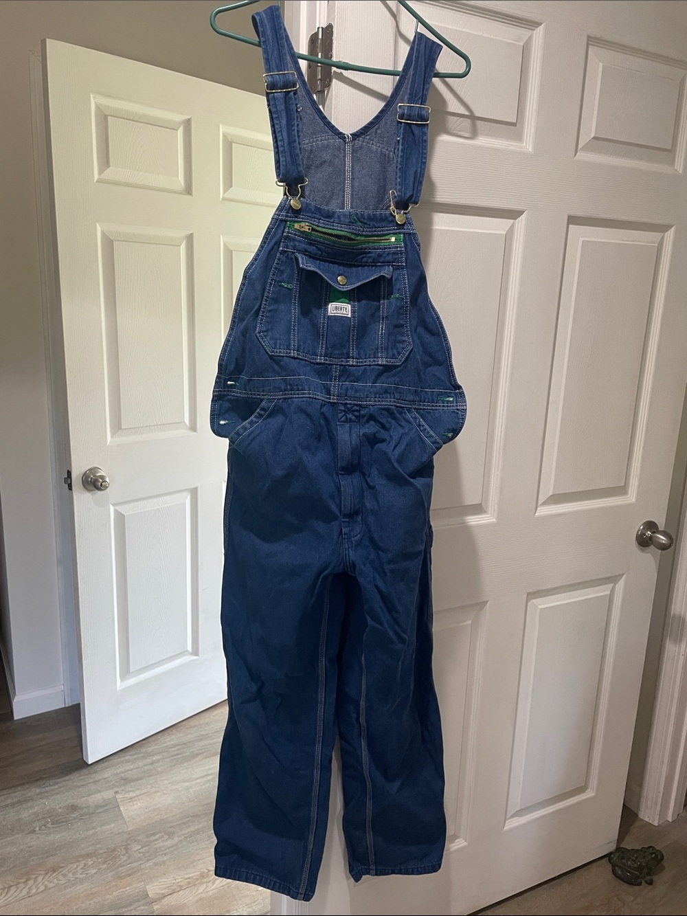 Men’s Liberty Denim Overalls - Blue size 34x32